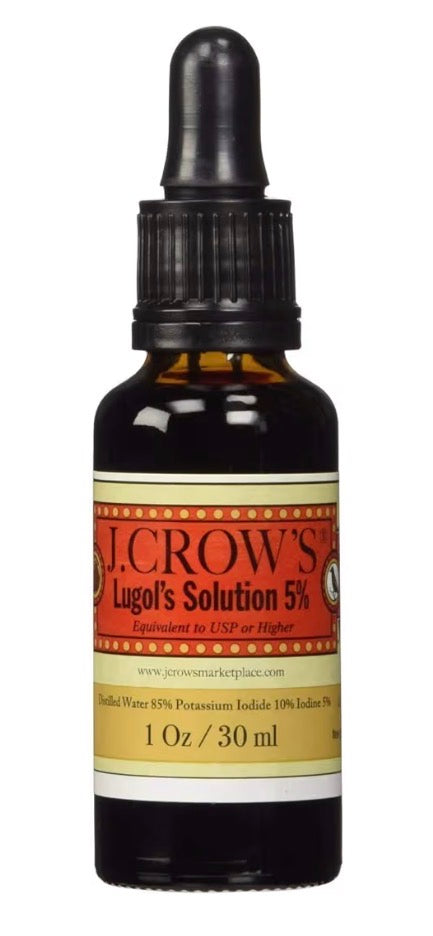 Lugol 5% 1 oz bottle