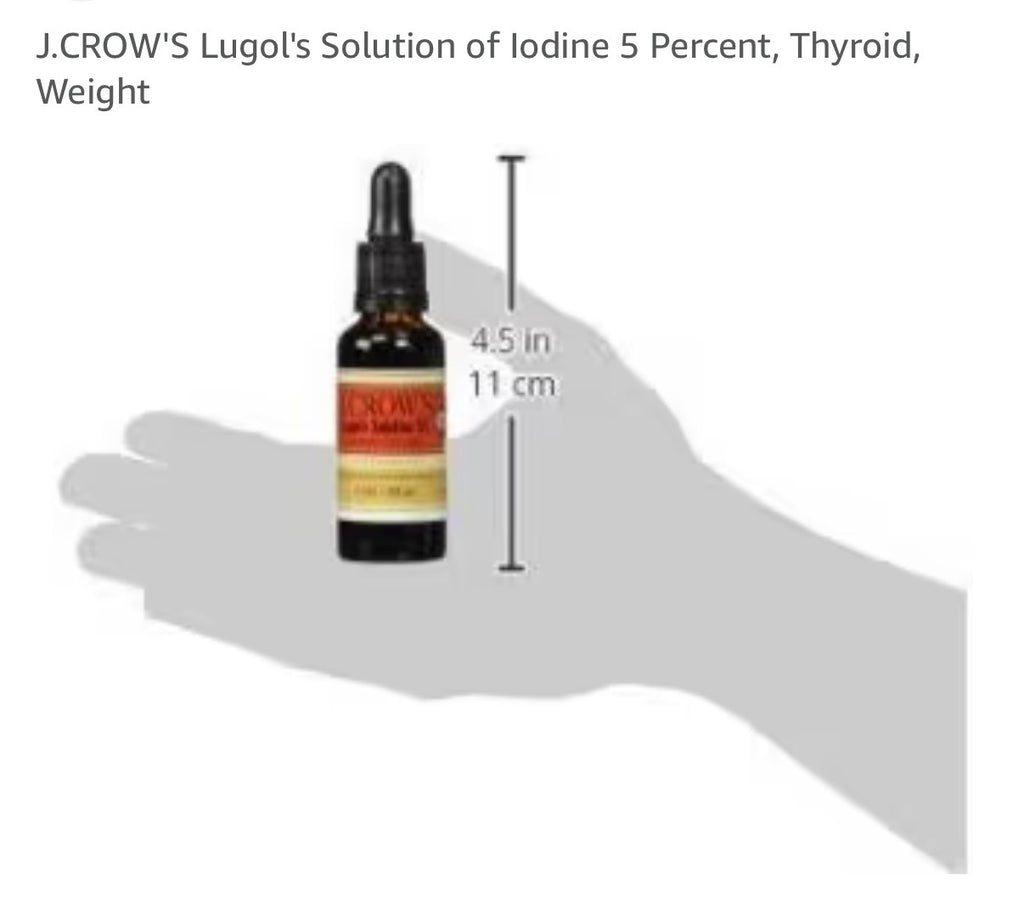 Lugol 5% 1 oz bottle