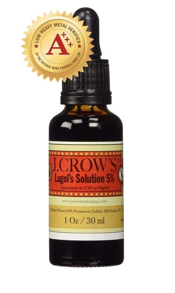 Lugol 5% 1 oz bottle
